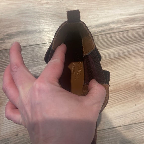 Kork Ease Velma Ankle Red Burgundy Suede Flat Booties Women’s 9.5 Chelsea Boot - Picture 5 of 6